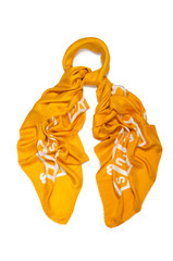 Woman scarf isolated on the white background