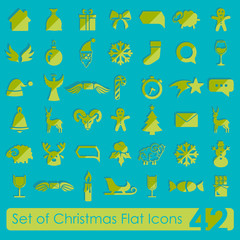 Set of Christmas icons
