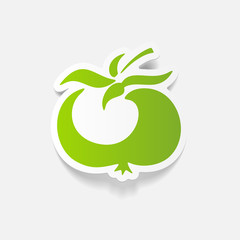 realistic design element: tomato