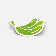 realistic design element: banana