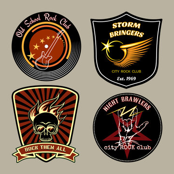 Rock badges