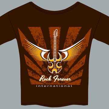 Rock fan tee shirt
