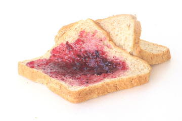Slices of bread - Stock Image