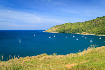 Beautiful view of tropical sea in Phuket, Thailand