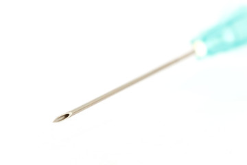 Close up syringe