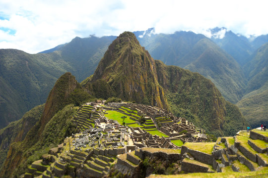 Machu Picchu Tilt Shift