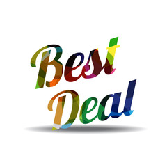 Best Deal Colorful Vector Icon Design