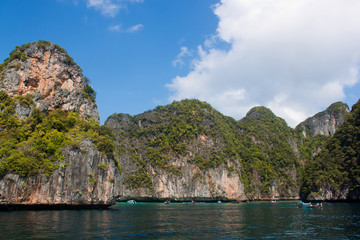 Fototapeta na wymiar Island of Phi Phi Leh in Thailand