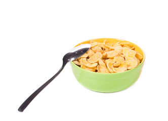 Bowl of corn flakes