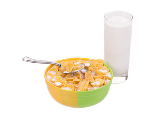 Bowl of corn flakes
