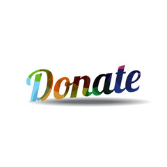 Donate Colorful Vector Icon Design