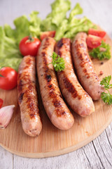 grilled sausage