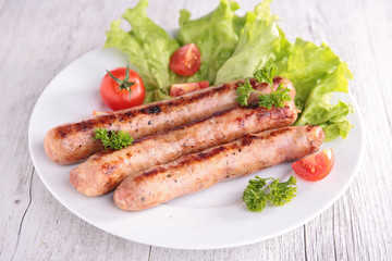 grilled sausage