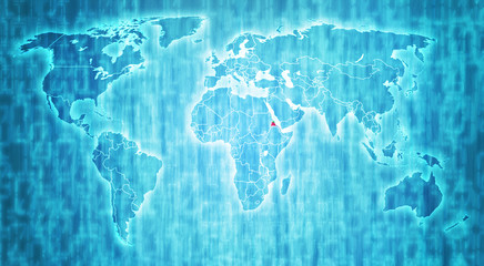 eritrea territory on world map