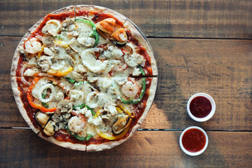 pizza seafood