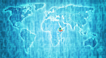ethiopia territory on world map