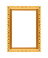 picture frame isolated on the white background