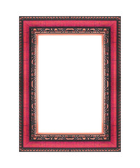 picture frame isolated on the white background