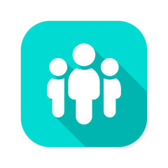 Flat Long Shadow Icon