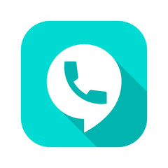 Flat Long Shadow Icon