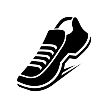 Running Shoe Icon. Vector