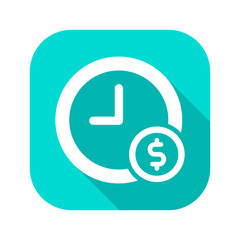 Flat Long Shadow Icon