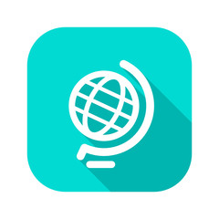 Flat Long Shadow Icon