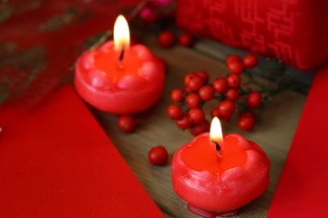 Red cards and red candles