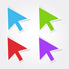 Arrow Vector Colorful Web Icon