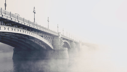 Hungarian Margaret brdige on Duna river