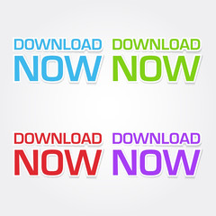 Download Now Colorful Vector Icon Design
