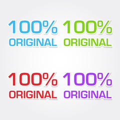 100 Percent Original Colorful Vector Icon Design