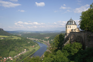 Fototapeta na wymiar Königstein fortress