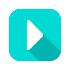 Flat Long Shadow Icon