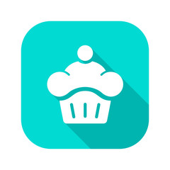 Flat Long Shadow Icon