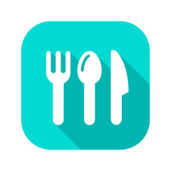 Flat Long Shadow Icon