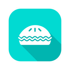 Flat Long Shadow Icon