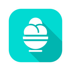 Flat Long Shadow Icon