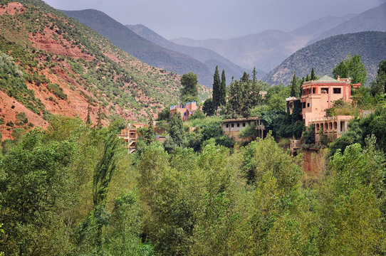 Ourika Valley, mountains in Morocco