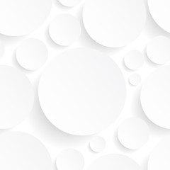 seamless background with white circles