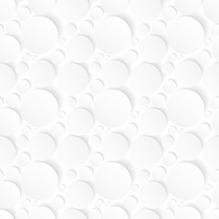 seamless background with white circles