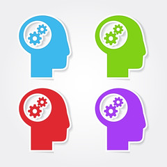 Gear Colorful Vector Icon Design