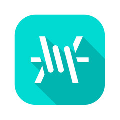 Flat Long Shadow Icon