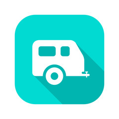 Flat Long Shadow Icon