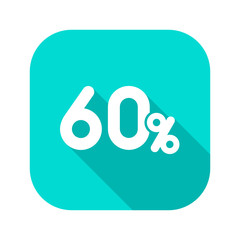 Flat Long Shadow Icon