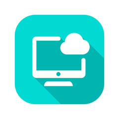 Flat Long Shadow Icon