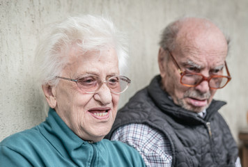 old couple portrait