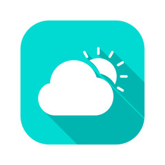 Flat Long Shadow Icon