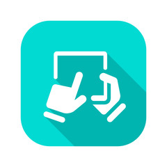 Flat Long Shadow Icon