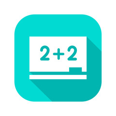 Flat Long Shadow Icon